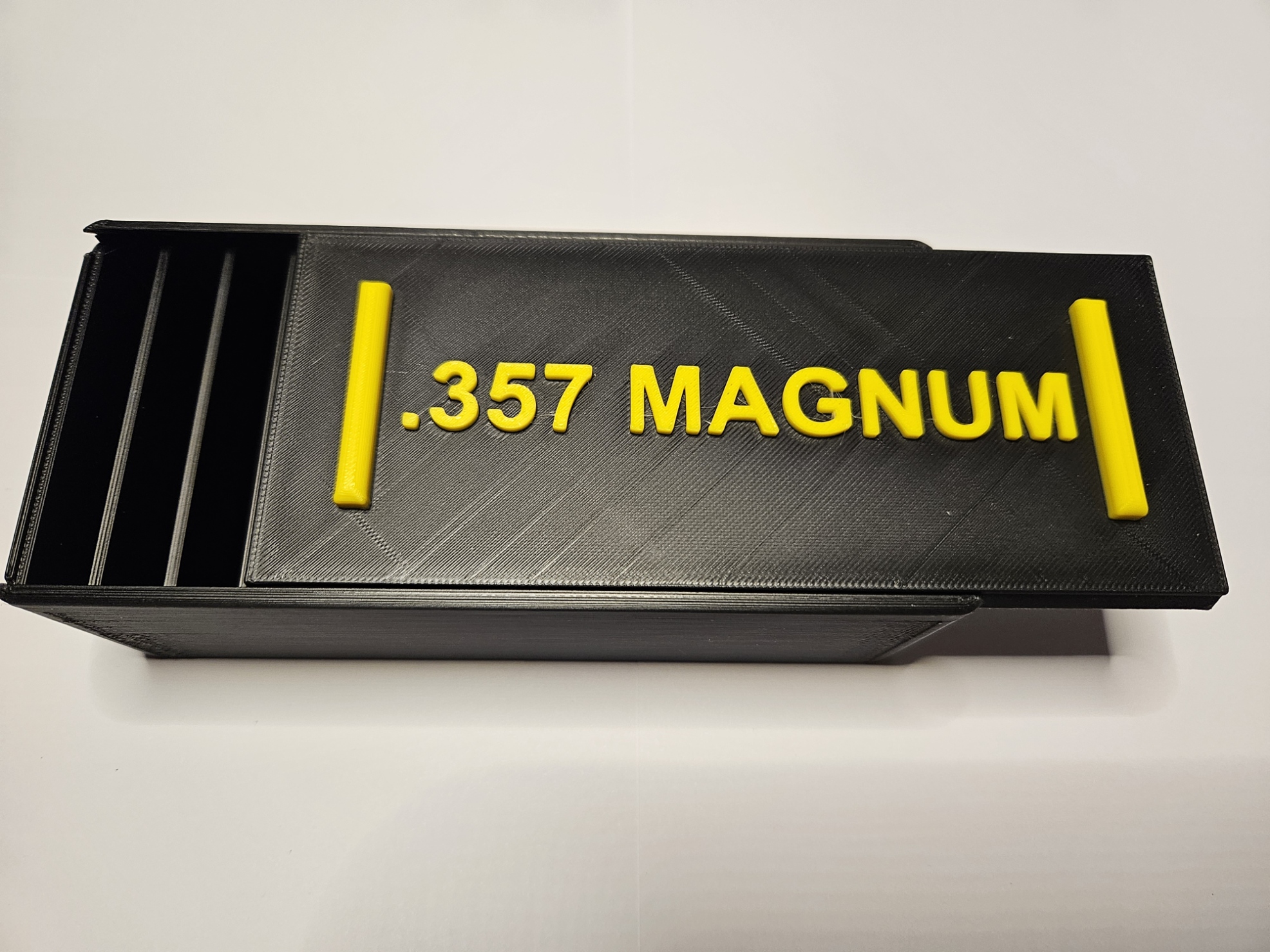60 SKUDDS AMMUNISJONSBOKS CAL .357 REM. MAGNUM